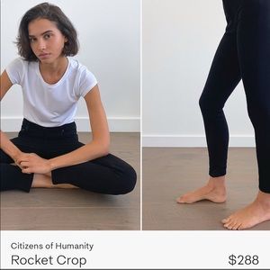 Citizens of Humanity Rocket Crop high rise denim